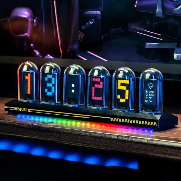 Digital Night Light Clock DIY Nixie Tube Clock Kit Simulation