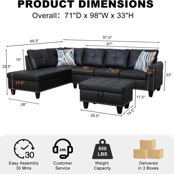 Sectional Sofa Couch